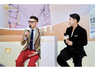 胡兵空降MegaGold鱼油博士进博会，亲证 “精准营养” 健康力量
